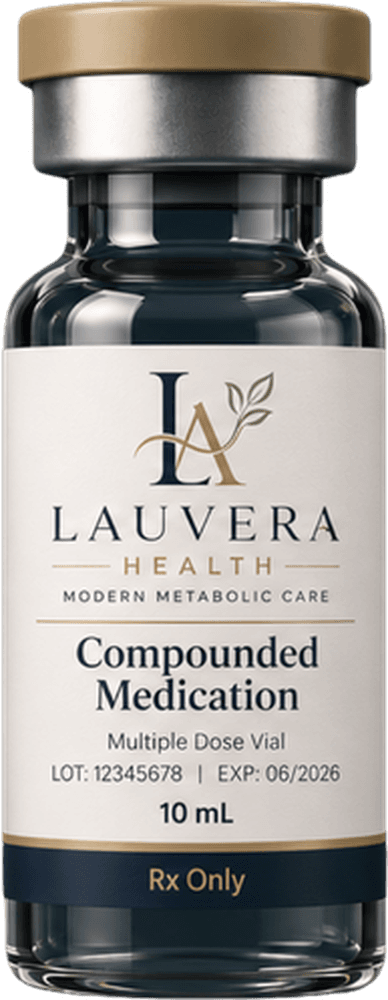 Lauvera Health Tirzepatide protocol — clinical still life